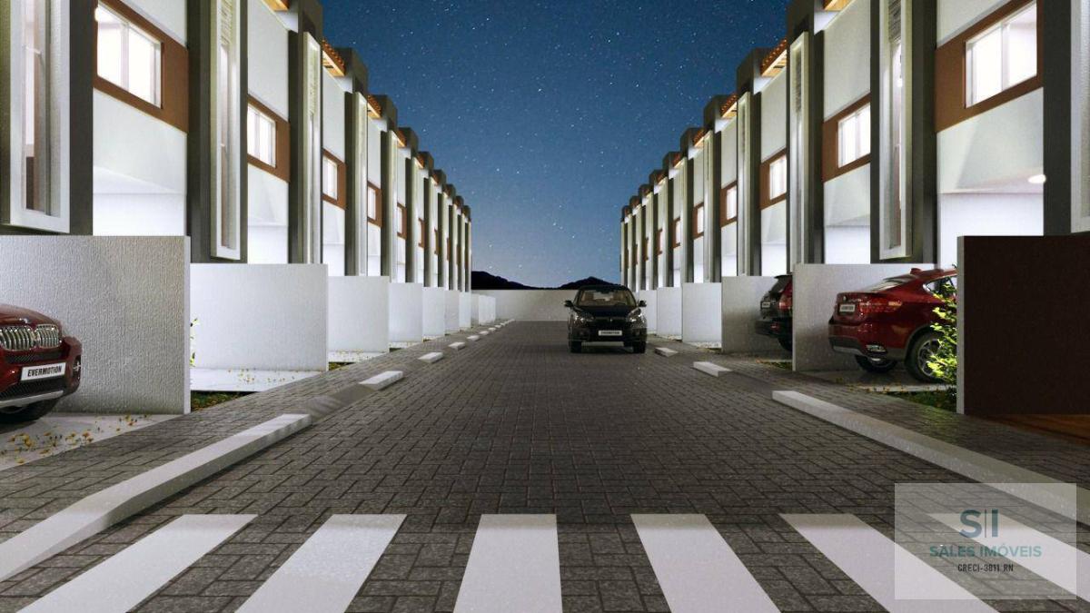 Casa de condomínio à venda com 2 quartos, 90,17m² - Santa tereza,Parnamirim