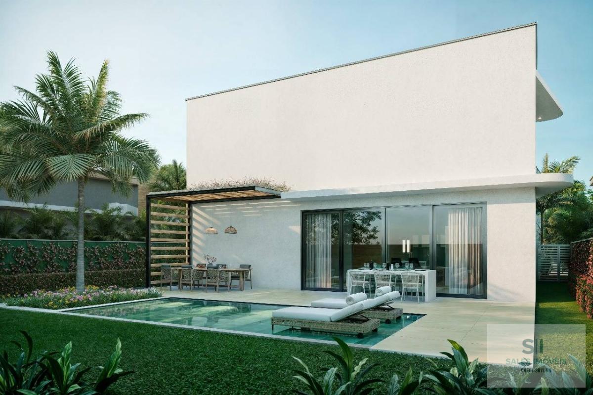  - Casa de condomínio à venda  Praia Jacumã, com 4 quartos, 162,23m²